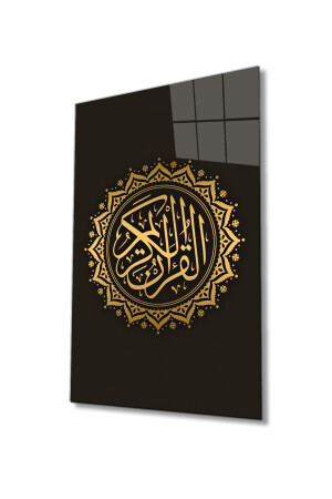 Geschenk-dekorativ – Koran geschrieben, religiös, islamisches Glas, Tischgemälde, Glas, 70 x 110 - 1