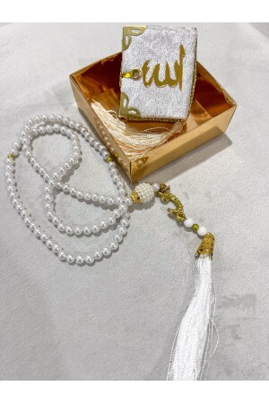 Geschenk-Mitgift-Mini-Koran- und Perlen-Gebetsperlen-Set - 2