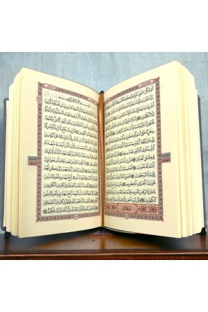 Geschenk-Set im Taschenformat aus Thermoleder in grauer Farbe, Koran-Stein-Gesänge und Bibel-Gebetsperlen-Set - 5