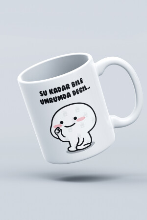 Geschenk zum Lehrertag mit Aufdruck „I Don't Even Care That Much“ – Tasse mit Aufschrift „givebutik-tasarım-2“. - 3