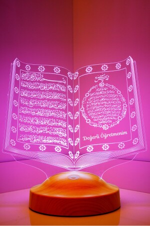 Geschenk zum Lehrertag – Religiöses Geschenk für Lehrer – My Dear Teacher Koran-LED-Lampe - 9