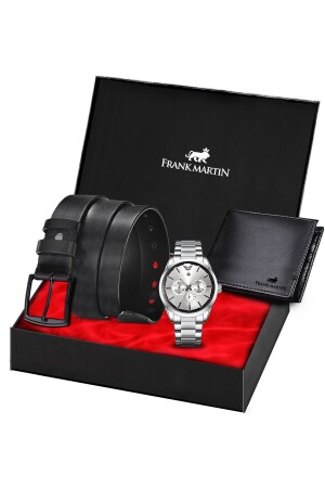 Geschenkset für Herrenuhr mit Geldbörse und Gürtel 20-009 FRNKTN20276 - 2