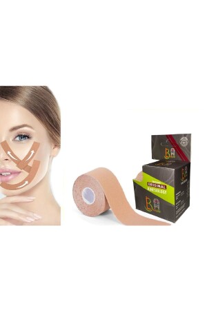 Gesichtstape, Baumwoll-Kinesio-Tape für Gesichts-Yoga-Tape-Schönheit - 1