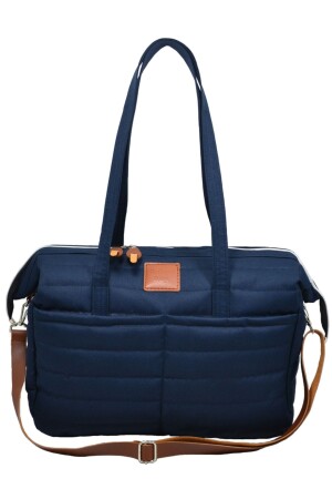 Gesteppte, exklusive Mama-Baby-Tasche, Marineblau, Mutter-Baby-Pflege- und Damentasche - 2