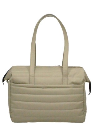 Gesteppte Mama-Baby-Tasche, exklusives Design, 2er-Set, Beige, Mutter-Baby-Pflege- und Damentasche - 7