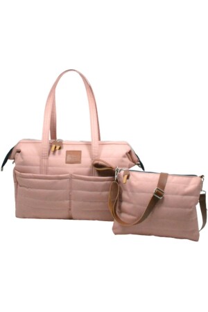 Gesteppte Mama-Babytasche, exklusives Design, 2er-Set, Powder Mother Baby Care und Damentasche AYB-KPTNAYG2 - 2