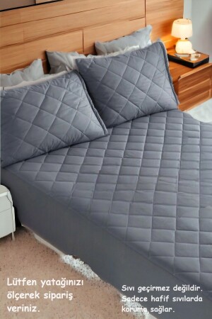 Gesteppter Matratzenschoner aus 100 % Baumwolle, buntes Matratzenblatt, Größe 11 - Miaselis