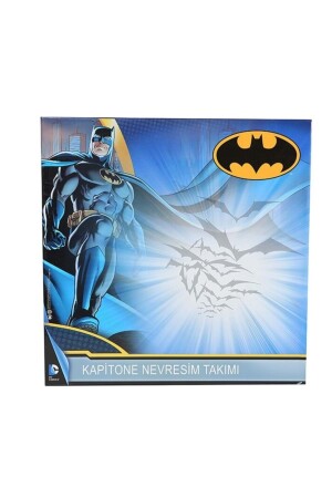 Gestepptes, lizenziertes Einzelbettbezug-Set, komplettes Set – Batman Gelb MST07267 - 6