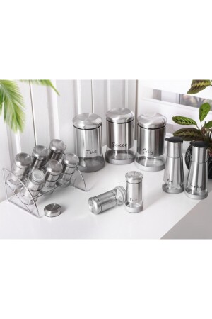 Gewürzset 13-teilig Glas Inox G3145 Fmag3145 SEVGI18109 - 1