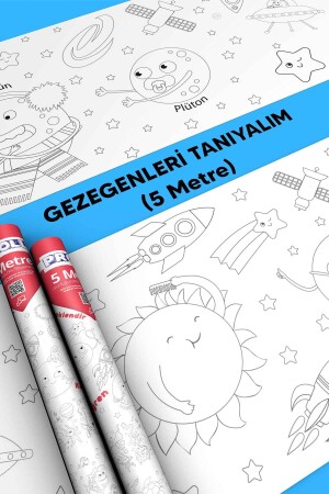 Gezegenler Boyama Kağıdı GZGNLR01 - 1