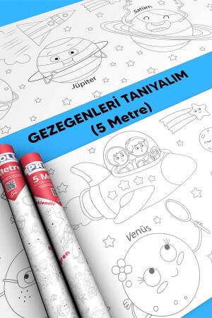 Gezegenler Boyama Kağıdı GZGNLR01 - 3