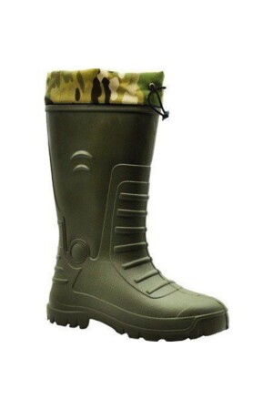 Gezer Marke Khaki Gummi-Thermosocken Hunter Fisherman Garden Work Field Wasserdichte leichte Herrenstiefel - 1