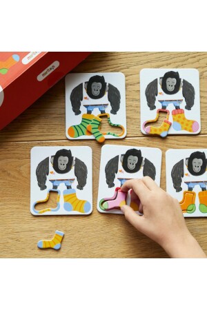 Giant Socks Gorilla: 40 Kartlı Hafıza- Eşleştirme Ve Puzzle Oyunu - 4