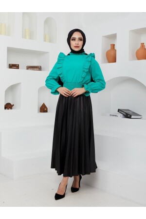 Gimped Frilly Hijab-Bluse für Damen gipeb-y7 - 2