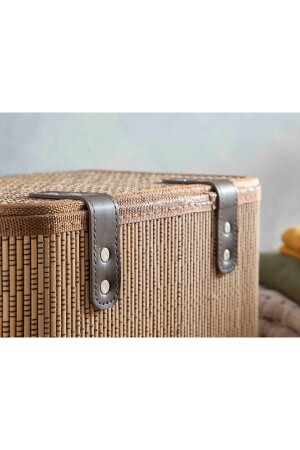 Gina Bamboo Aufbewahrungsbox 28x20x18 cm Braun TYC00600547474 - 5