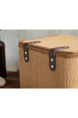 Gina Bamboo Aufbewahrungsbox 28x20x18 cm Hellbraun TYC00593491213 - 6