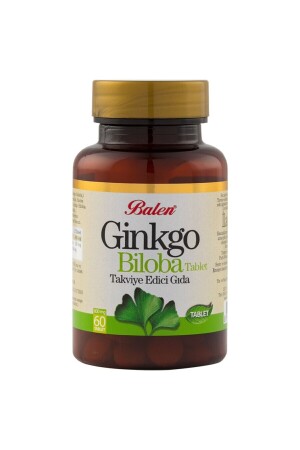 Ginkgo Biloba 600 Mg 60 Tablet Gingko Ginkgo Ginko Biloba Tableti - 2