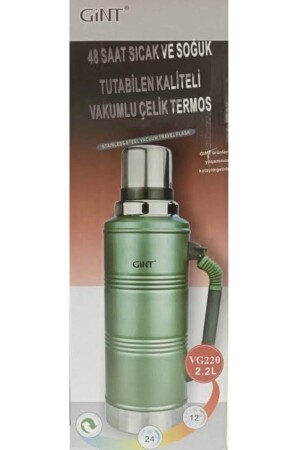 GINT Grün 2. 2-Liter-Vakuum-Hunter-Camping-Thermoskanne - 1