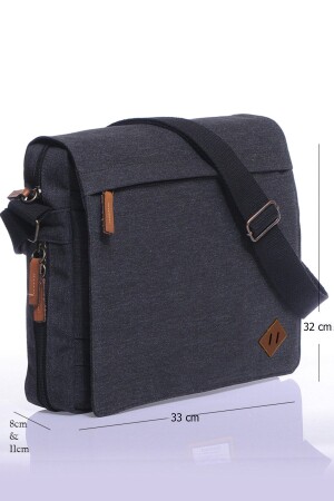 Gk-12 Canvas Messenger Bag Notebook MacBook Tablet Lehrbuch Schul- und Universitätstasche - 1