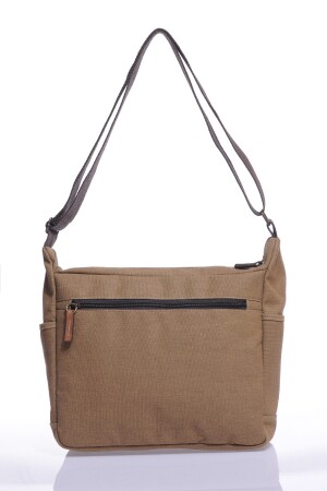 Gk13 Canvas Postman Flache Umhängetasche Beige 20UBYH0019 - 4