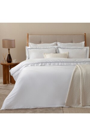 Glad Nevresim Seti 230x220 Cm Beyaz-mavi CD231TEK313 - Chakra