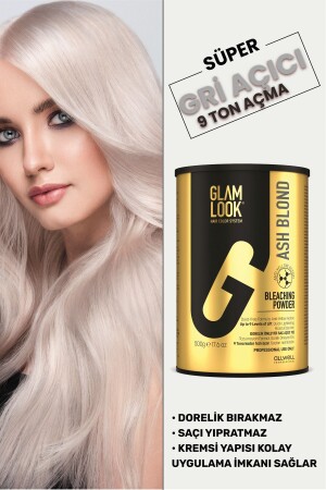 Glamlook Ash Blond Gri Toz Açıcı 500 Gr - 3