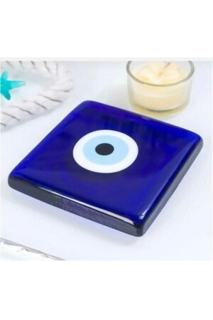 Glas Evil Eye Perlen-Abflussabdeckung, Badezimmer-Abflussabdeckung, Heimdekoration - 4