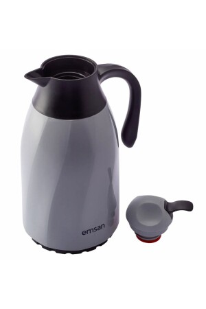 Glas-Thermoskanne 1. 3 Liter Grau - 7