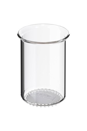 Glas-Zahnbürstenhalter, Höhe: 11 cm, Ikea transparenter Glas-Bürstenhalter für Badezimmer TZPZ233 - 3