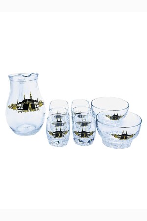 Glas-Zamzam-Set mit Kaaba-Motiv berat1358 - 2