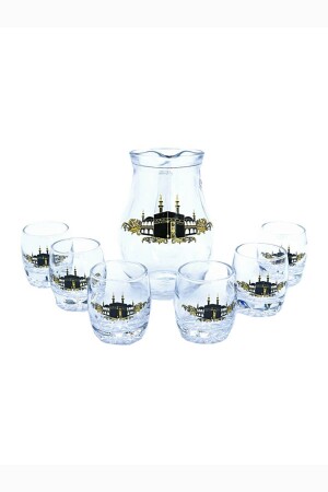 Glas-Zamzam-Set mit Kaaba-Motiv berat1358 - 5