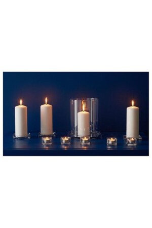 Glasig Tealight Mumluk Cam 5x5 Cm - 5