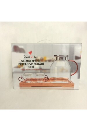 مجموعة من الجوب والكوب من النخيل من النخيل من النخيل من البامبو - Glass In Love