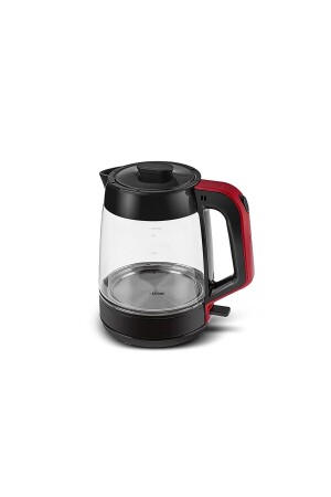 Glass Tea XL 2 in 1 Cam Çay Makinesi Koyu Kırmızı - 7