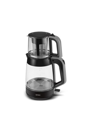 Glass Tea XL 2-in-1-Teemaschine aus Glas, Space Grey - 3