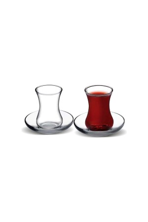 Glass4you 12-teiliges Teeservice 6 Tassen 6 Untertassen TYC00194187757 - 4