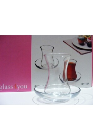 Glass4you 12-teiliges Teeservice 6 Tassen 6 Untertassen TYC00194187757 - 5