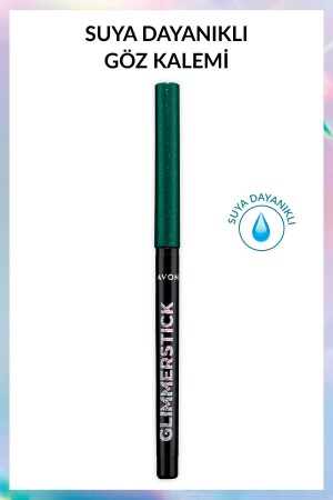 Glimmerstick Asansörlü Göz Kalemi Pırıltılı - Emerald Glow - 1