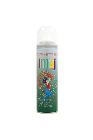 Glitter Spray Silver Gümüş Gri Sprey Sim 100ml - 2