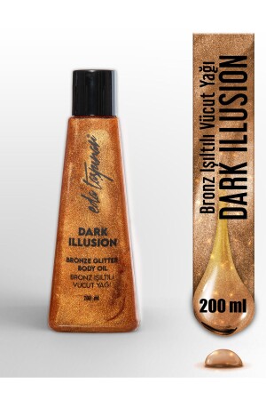 Glitzer-Körperöl Dark Illusion - 200 ml (EGX89) - 1