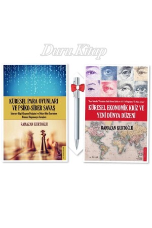 Globale Geldspiele – Globale Wirtschaftskrise – Ramazan Kurtoğlu 2 Bücher – Caprice B112 Stiftgeschenk - 1