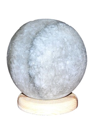 Globe Modell Salz Lampe Grau Salz Çankırı Salz Lampe 3,5-4 Kg. Globe Modell Çankırı Salzlampe - 2