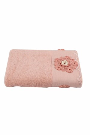 Gloria besticktes Bambushandtuch Rosa 50x90 PR-11846972 - 1