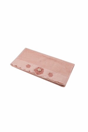 Gloria besticktes Bambushandtuch Rosa 50x90 PR-11846972 - 2