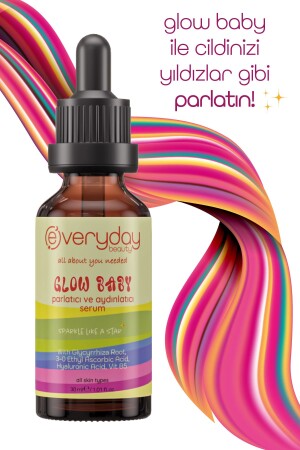 Glow Baby C Vitamini Parlatıcı Aydınlatıcı Serum 30 ml Yenileyici Nemlendirici Doğal Parlak Cilt - 4