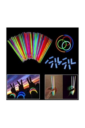 Glow Stick Fosforlu Çubuk 20 Adet - 2