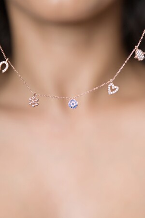 Glücks-Halskette für Damen aus 925er-Sterlingsilber, PP2257, PP2257 - 3