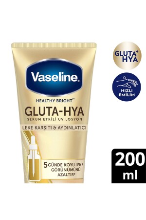 Gluta Hya Serum Effektive UV-Körperlotion gegen Hautunreinheiten und Aufhellung, 200 ml - 2