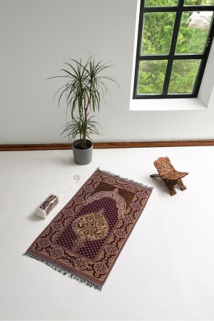 Goblen Seccade Simli Seccade Hediyelik Seccade Hac Umre Hediyesi Osmanlı Seccadesi - Rell Home