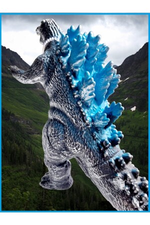 Godzilla Ses Efekti 25x15.5cm Dinazor Kırılmaz Oyuncak Dinozor Godzila Piller Dahil 584055647 - 4